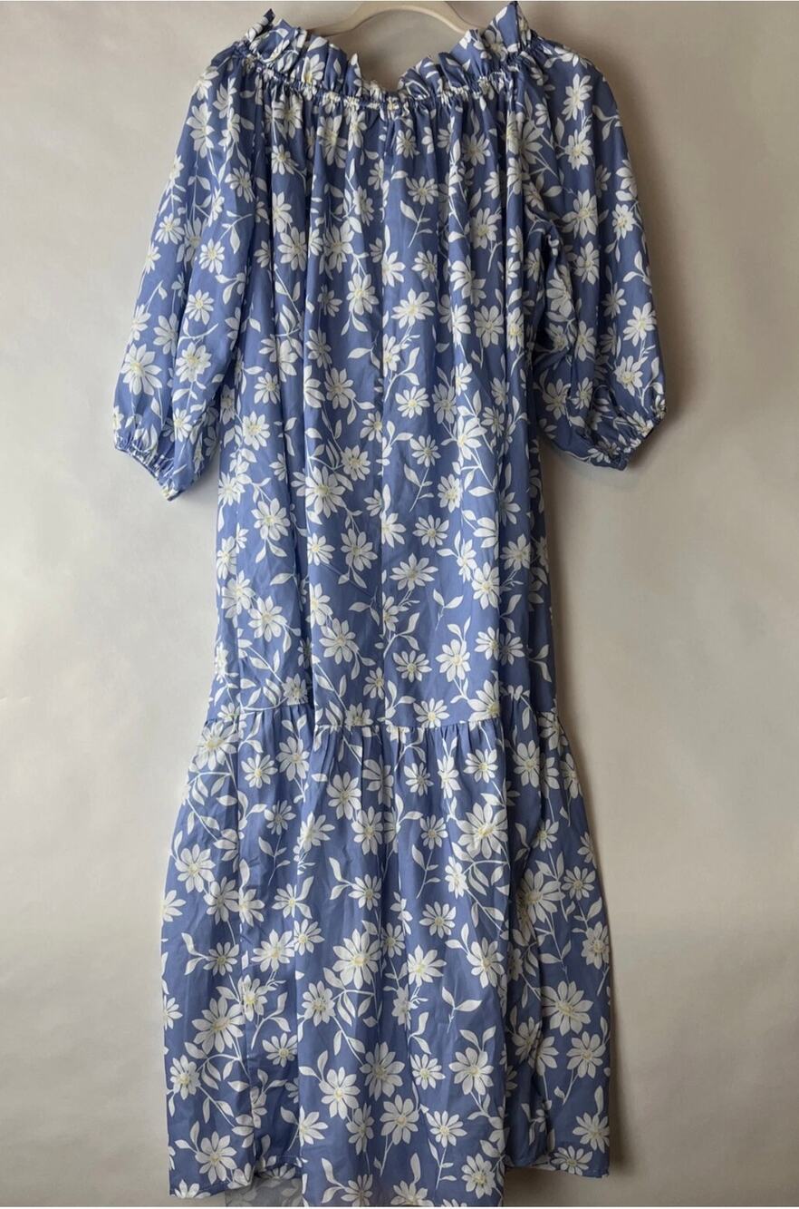 Mable floral NWT midi off shoulder dress size S
